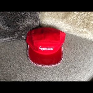 Supreme | Worldwide Visor Tape Camp Cap